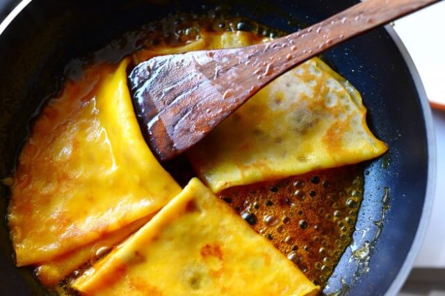 Crêpe Suzette- Culinária Francesa