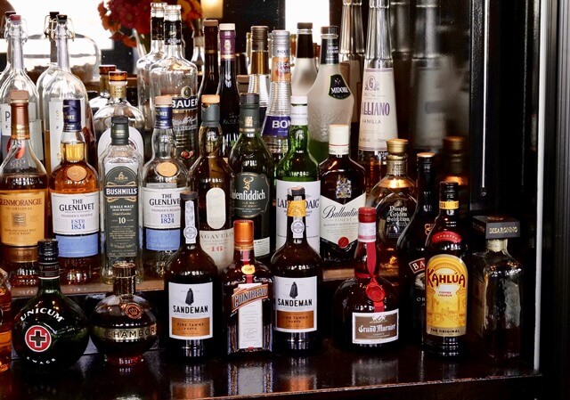 Bebida alcoólica para Flambar