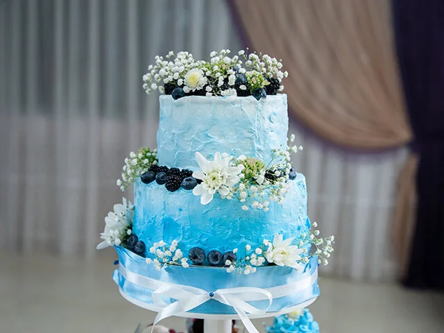 Flores de açúcar para bolo de casamento.