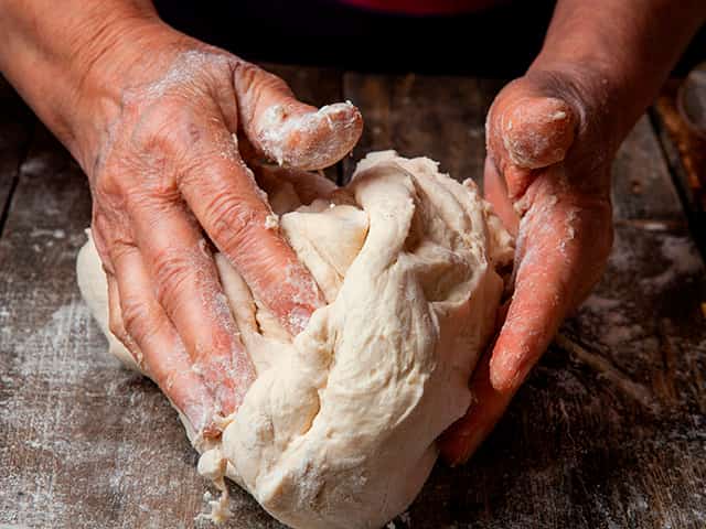 Massa de pão doce caseiro - macio