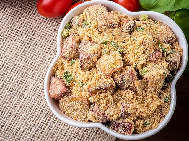 Receita de lombo trançado.