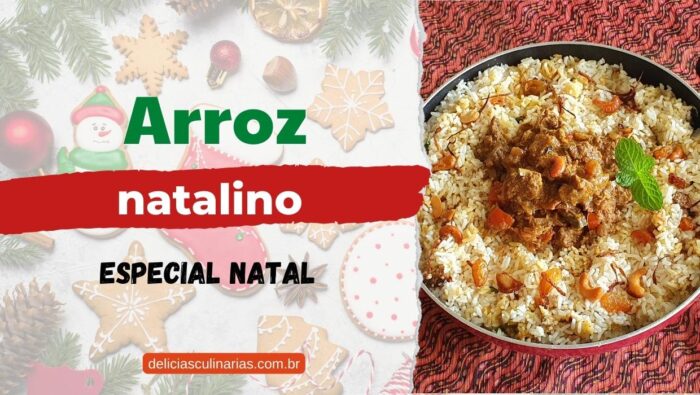receita de arroz natalino