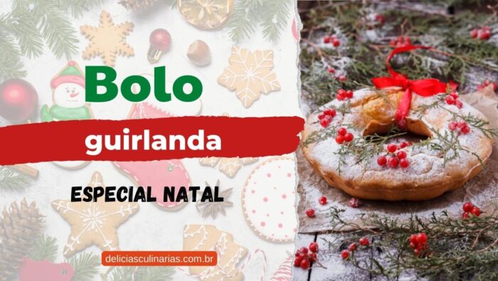 receita de bolo guirlanda