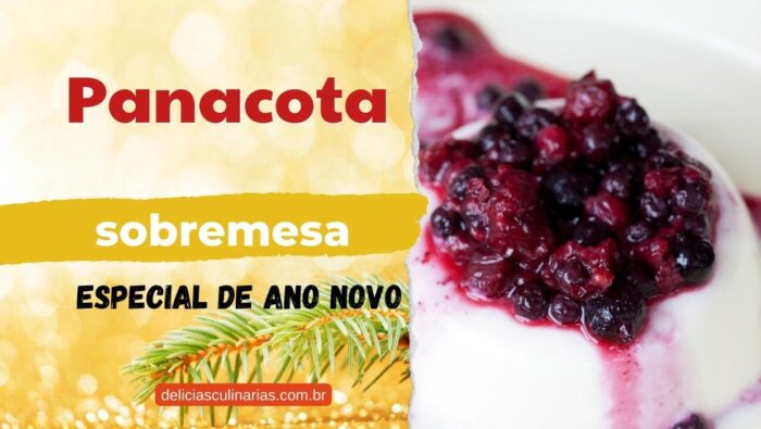 receita de panacota - sobremensa para ano novo
