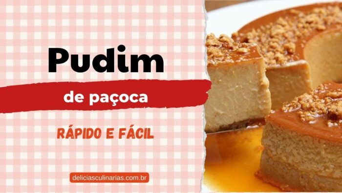 receita de pudim de paçoca
