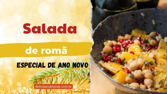 receita de salada de romã de ano novo