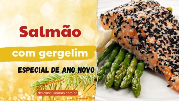 receita de salão com gergelim