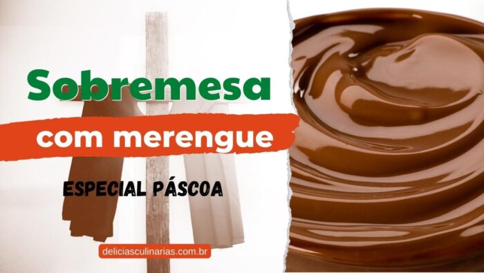 Sobremesa merengue de chocolate