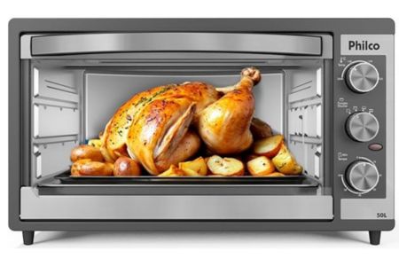 FORNO ELET 60LT PLUS PRETO/BRANCO 220 V