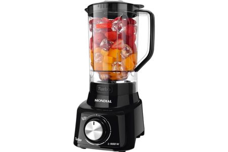 MONDIAL Liquidificador Turbo Full, Preto, 900W, 220V - L-900 FB