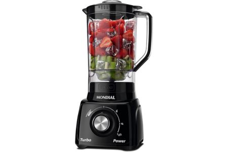 MONDIAL Liquidificador Turbo Power, Preto, 550W, 220V - L-99 FB