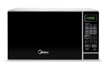Micro-ondas Midea MRAS21 700w 20 Litros Branco com Porta Preta 127v